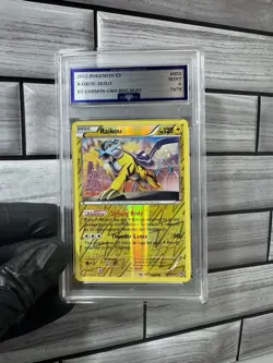 Pokemon TCG Raikou 55/162 XY Cosmos Holo Rare Flawless Grading Mint 9 EN - Image 1