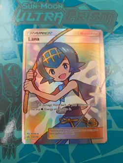 Lana Full Art Trainer Supporter 150/156 Ultra Rare – Pokemon TCG Sun & Moon - Image 1
