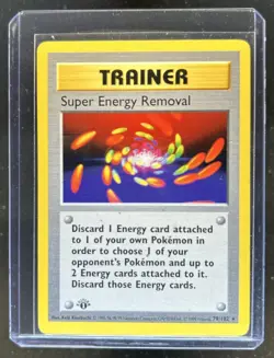 1999 Pokemon 1st Edition Super Energy Removal #79/102 - Image 1