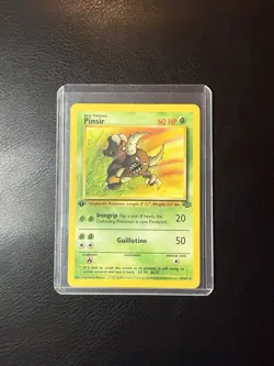 1999 Pokemon - Pinsir #25/64 - Jungle 1st Edition - Rare - LP+ - Image 2