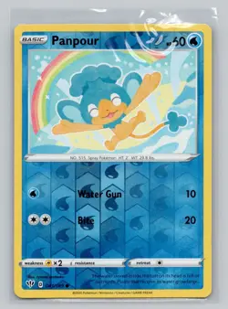 Reverse Holo Panpour 041/189 Common Darkness Ablaze Pokemon - Image 1