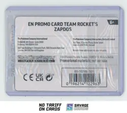 2025 Pokemon S & V Destined Rivals Holo Sealed Team Rocket's Zapdos #070/182 - Image 2