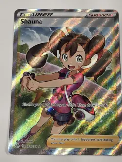 SWSH08 Fusion Strike 263/264 Shauna Trainer Full Art Holo Ultra Rare Pokemon ✨ - Image 2