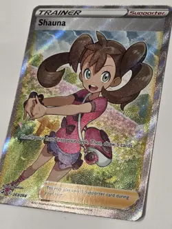 SWSH08 Fusion Strike 263/264 Shauna Trainer Full Art Holo Ultra Rare Pokemon ✨ - Image 3