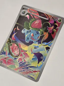 Pokemon TCG Ivysaur 134/132 Me01: Mega Evolution IR Illustration Rare NM - Image 3