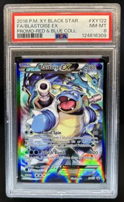 2016 Pokemon XY Promos Blastoise #XY122 PSA 8 - Image 1