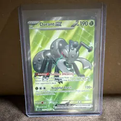 Pokemon Durant ex 215/191 SV08: Surging Sparks Ultra Rare Full Art Holo HP 190 - Image 1