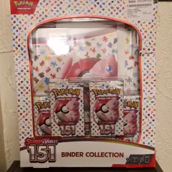 Pokemon TCG Scarlet & Violet 151 Binder Collection Box Booster English Mew - Image 1