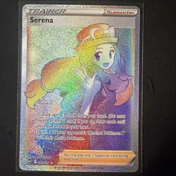 Pokemon TCG Serena (Secret) Secret Rare SWSH12: Silver Tempest 207/195 - Image 1