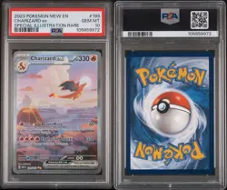PSA 10 Charizard ex 2023 Pokemon MEW EN 151 Special Illustration Rare SIR #199 - Image 4