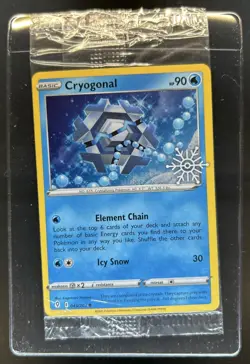 2021 Pokemon SWSH Evolving Skies Cryogonal Promo #043/203 - Image 1