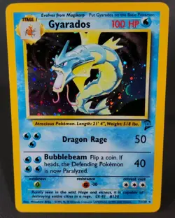 Pokemon Gyarados Holo 7/130 - Base Set 2 - Image 1