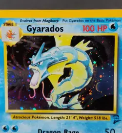 Pokemon Gyarados Holo 7/130 - Base Set 2 - Image 3