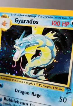Pokemon Gyarados Holo 7/130 - Base Set 2 - Image 4