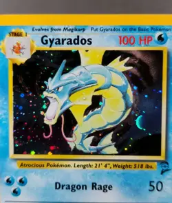Pokemon Gyarados Holo 7/130 - Base Set 2 - Image 5