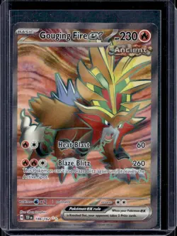 2024 Pokemon Temporal Forces Gouging Fire ex #188/162 - Image 1