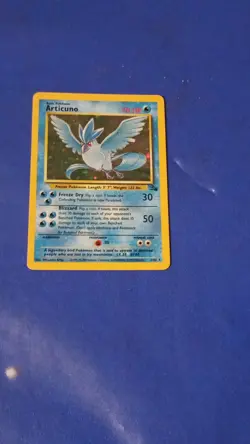 Pokemon TCG Articuno Holo Rare Unlimited 2/62 Fossil 70 HP Basic English - Image 1
