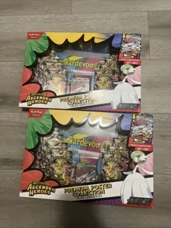 2x Pokemon Ascended Heroes Premium Poster Collections Gardevoir Brand New - Image 1