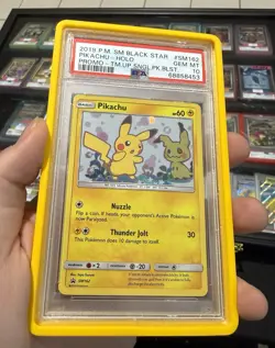 Pokemon Pikachu Promo SM162 PSA 10 ~Fart SWIRL~ - Image 1