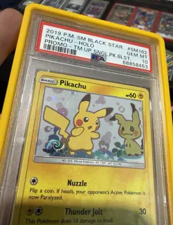 Pokemon Pikachu Promo SM162 PSA 10 ~Fart SWIRL~ - Image 2