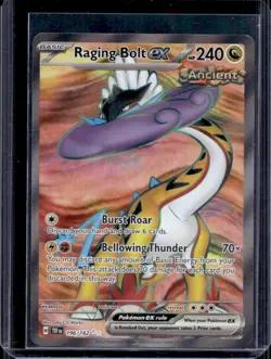 2024 Pokemon Temporal Forces Raging Bolt ex #196/162 - Image 1