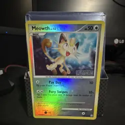 Pokemon Meowth 106/146 Legends Awakened Reverse Holo Common Basic 50 HP English - Image 1