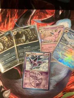 Pokemon TCG Holo Ultra Rare Umbreon X2, Espeon, Glaceon(PB) Lot Lp/Nm - Image 1