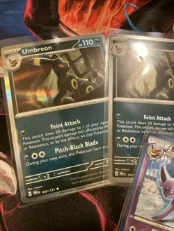 Pokemon TCG Holo Ultra Rare Umbreon X2, Espeon, Glaceon(PB) Lot Lp/Nm - Image 3