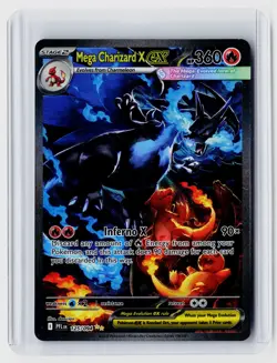 2025 Pokemon—Mega Charizard X ex #125/094 Phantasmal Flames—SIR Holo - Image 1