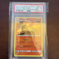 Typhlosion SM185 Holo NM-MINT PSA 8. Pokemon S&M Black Star Promos - Image 1