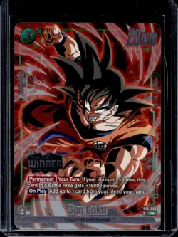 Dragon Ball Fusion World Son Goku Store Tournament Winner Promo #FB05-053 - Image 1