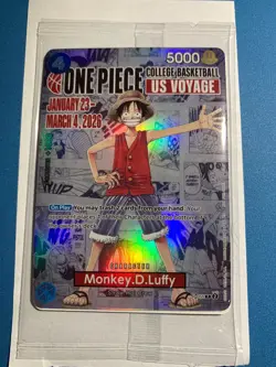 One Piece Monkey.D.Luffy P-055 Promo Card SEALED Gonzaga Game - Image 2