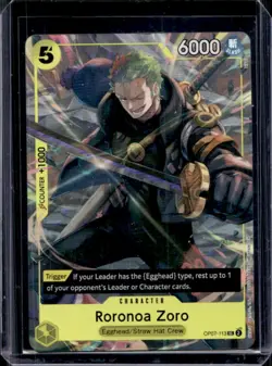 2024 One Piece 500 Years in the Future Roronoa Zoro Uncommon #OP07-113 - Image 1