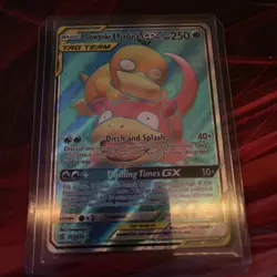 Slowpoke & Psyduck GX Alternate Full Art Holo Pokemon Trading Card - Image 1
