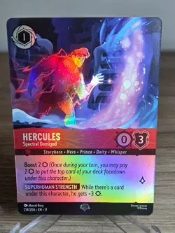 Lorcana: Hercules - Spectral Demigod 214/204 - Epic Foil - Winterspell - Image 1