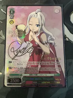 Secretive Smile, Mirajane SP! SIG! Fairy Tail 100 Weiss Schwarz FT/S120-E030S - Image 1