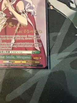 Secretive Smile, Mirajane SP! SIG! Fairy Tail 100 Weiss Schwarz FT/S120-E030S - Image 2
