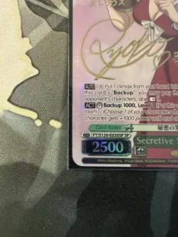 Secretive Smile, Mirajane SP! SIG! Fairy Tail 100 Weiss Schwarz FT/S120-E030S - Image 3