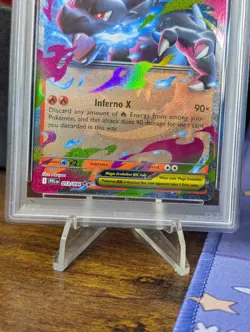 PSA 10 Mega Charizard X ex 013/094 Me02: Phantasmal Flames Holo - Image 3