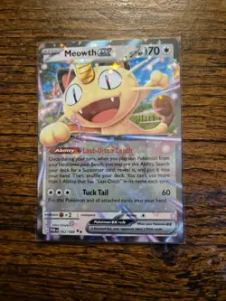 Meowth ex 062/088 Mega Evolution Perfect Order Double Rare Pokemon Card - Image 1