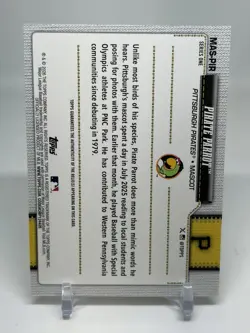 2026 Topps Series 1 CELEBRATION PIRATE PARROT Pirates Mascot REAL ONE RELIC SSP - Image 2