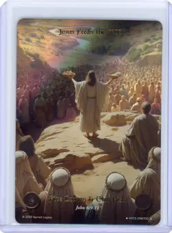 2025 Sacred Legacy: FULL ART - Jesus Feeds the 5000 - 94/100 1st Edition Card - Image 1