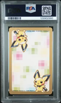 2000 POKEMON GOLD VERSION PART 2 PLAYING CARDS 4 OF CLUBS #218 SLUGMA PSA 10 - Image 2