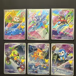 Pokemon 30th Illustrator Promo Lot Of 6 Cards - Image 1