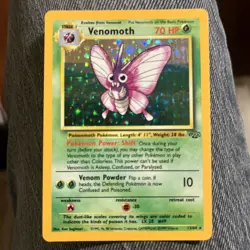 Pokemon Cards: Jungle Rare Holo: Venomoth 13/64 - Image 1