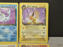 Pokemon Eevee Lot Flareon Vaporeon Jolteon Team Rocket Unlimited Uncommon Cards - Image 3