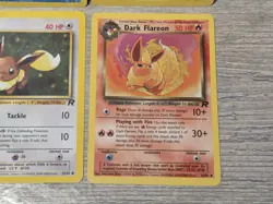 Pokemon Eevee Lot Flareon Vaporeon Jolteon Team Rocket Unlimited Uncommon Cards - Image 5