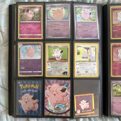 Pokemon TCG Cleffa Clefairy Clefable Lot Of 36 Cards + 1 Sticker - Image 2