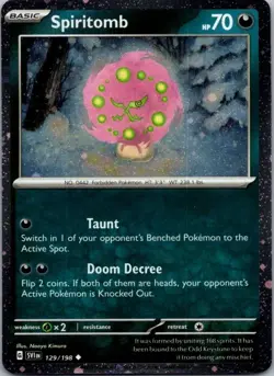Spiritomb - (Cosmos Holo) Uncommon Miscellaneous Cards & Products 129/198 NM - Image 1