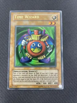 Yugioh Time Wizard MRD-065 Holo Card - Image 1